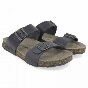 Haflinger Andrea Unlined Hausschuhe Herren Tiefesgrau | IAP320754