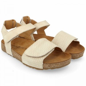 Haflinger Ellie Sandalen Damen Beige | IGH345861