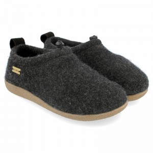 Haflinger Guido Hausschuhe Damen Grau | SNV798561