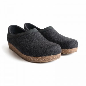 Haflinger Gzh Clogs Herren Grau | BNG827591