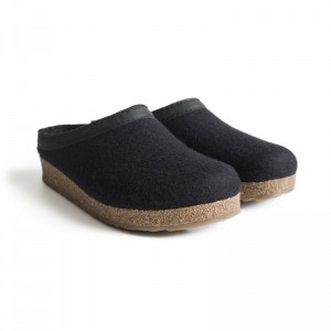 Haflinger Gzl Clogs Damen Schwarz | XNZ294678