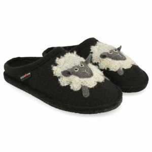 Haflinger Lamby Hausschuhe Damen Grau | ONX975642