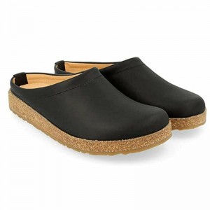 Haflinger Phillip Clogs Herren Schwarz | OJD920164