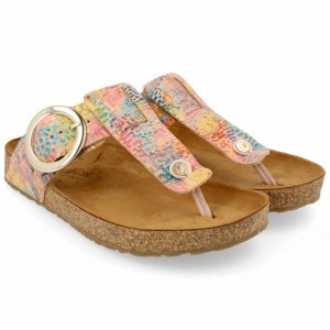 Haflinger Round Buckle Corinna Sandalen Damen Mehrfarbig | ITW450632