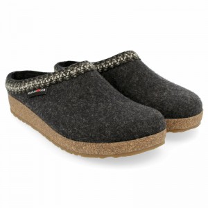 Haflinger Zigzag Clogs Herren Grau | AFE231695